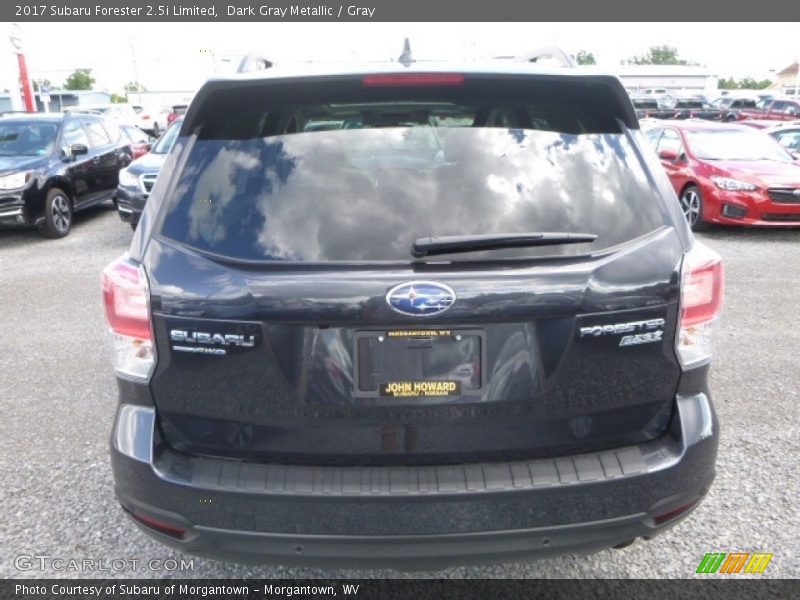 Dark Gray Metallic / Gray 2017 Subaru Forester 2.5i Limited