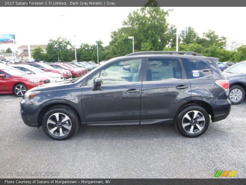 Dark Gray Metallic / Gray 2017 Subaru Forester 2.5i Limited