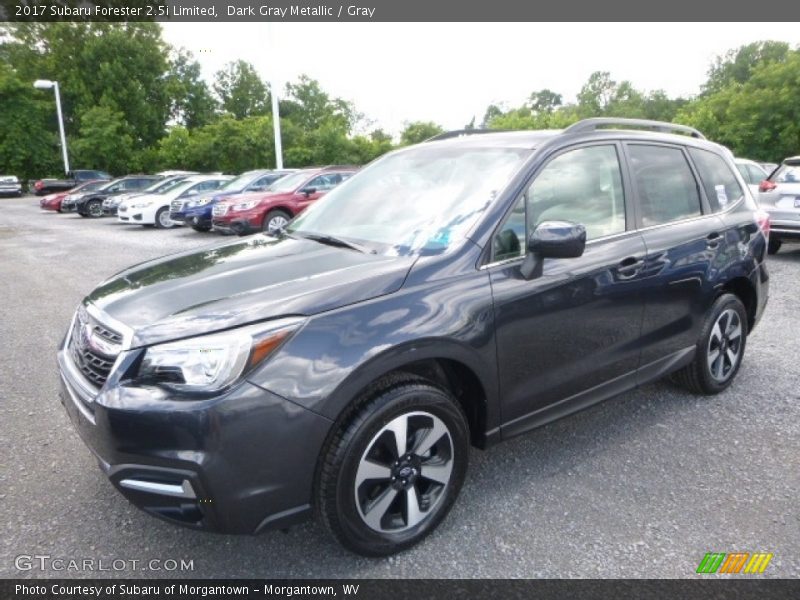 Dark Gray Metallic / Gray 2017 Subaru Forester 2.5i Limited