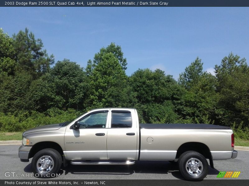 Light Almond Pearl Metallic / Dark Slate Gray 2003 Dodge Ram 2500 SLT Quad Cab 4x4