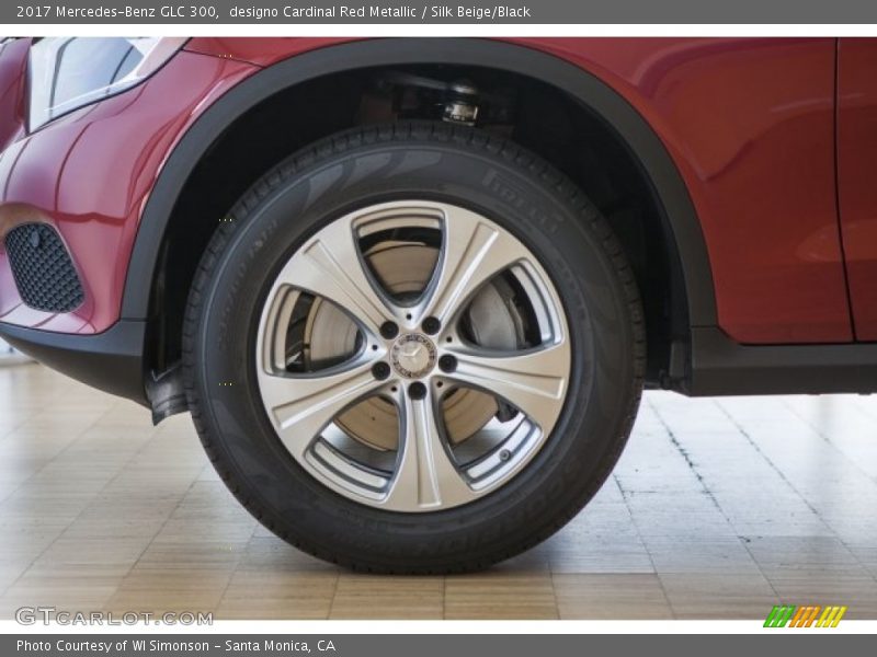designo Cardinal Red Metallic / Silk Beige/Black 2017 Mercedes-Benz GLC 300