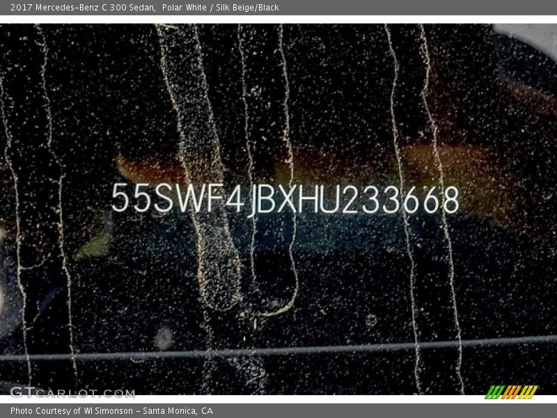 Polar White / Silk Beige/Black 2017 Mercedes-Benz C 300 Sedan