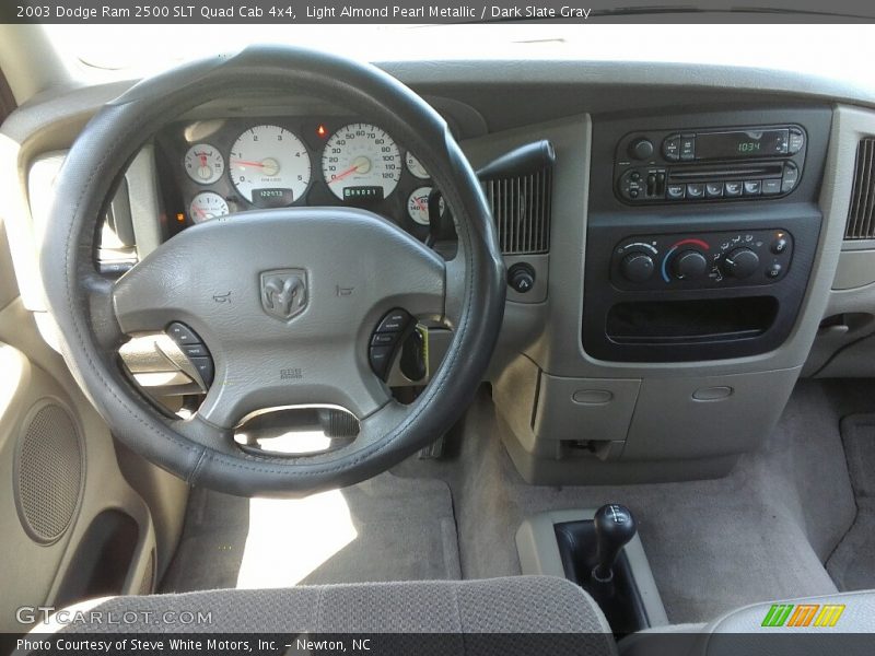 Light Almond Pearl Metallic / Dark Slate Gray 2003 Dodge Ram 2500 SLT Quad Cab 4x4