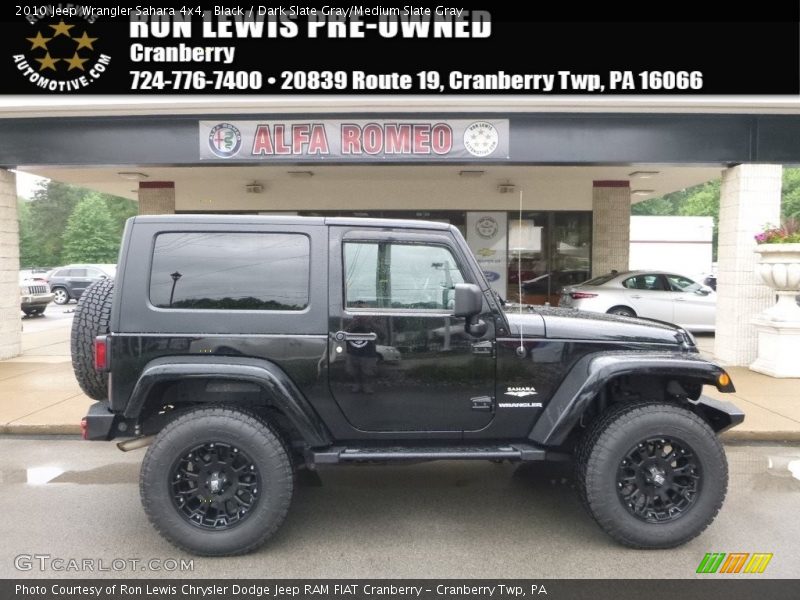 Black / Dark Slate Gray/Medium Slate Gray 2010 Jeep Wrangler Sahara 4x4