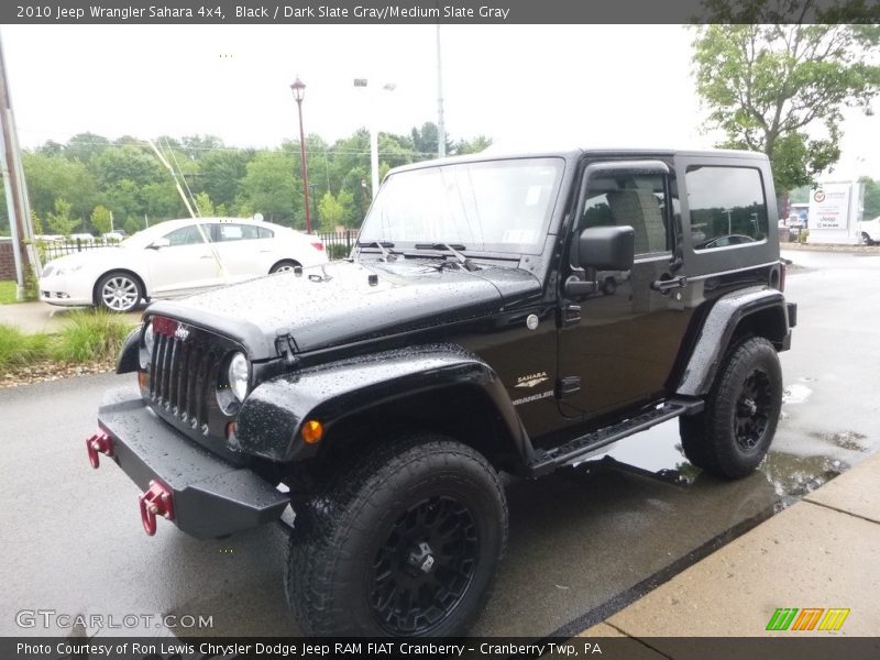 Black / Dark Slate Gray/Medium Slate Gray 2010 Jeep Wrangler Sahara 4x4