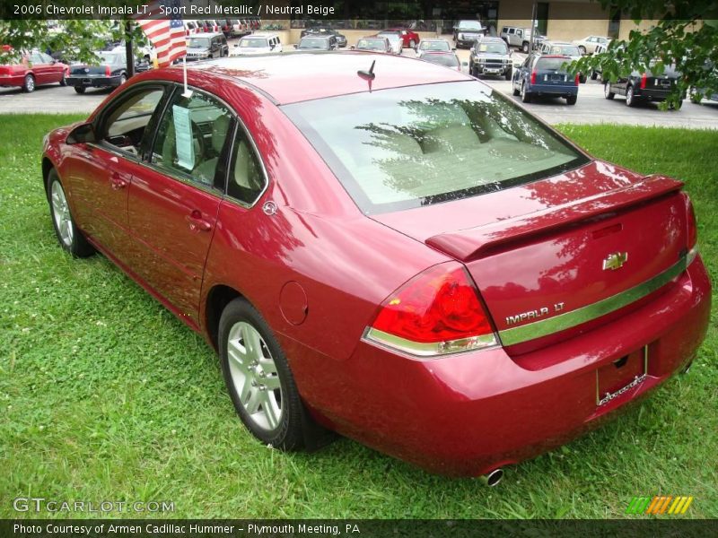 Sport Red Metallic / Neutral Beige 2006 Chevrolet Impala LT