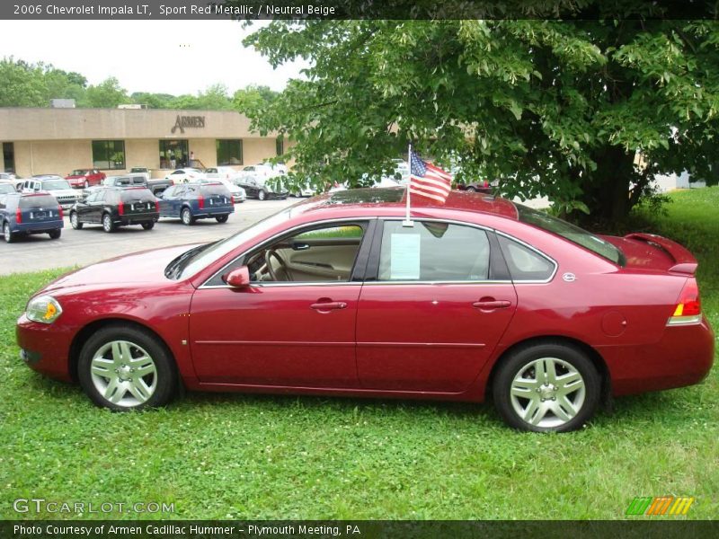 Sport Red Metallic / Neutral Beige 2006 Chevrolet Impala LT