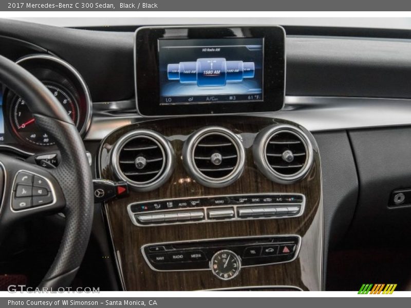 Black / Black 2017 Mercedes-Benz C 300 Sedan