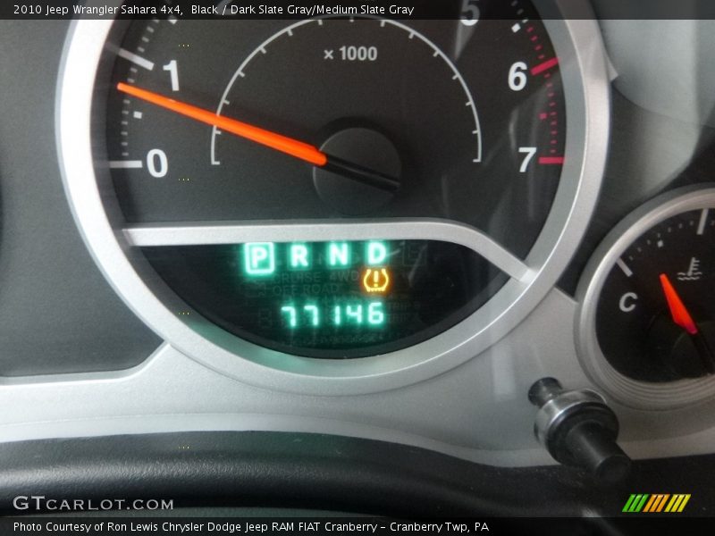 Black / Dark Slate Gray/Medium Slate Gray 2010 Jeep Wrangler Sahara 4x4