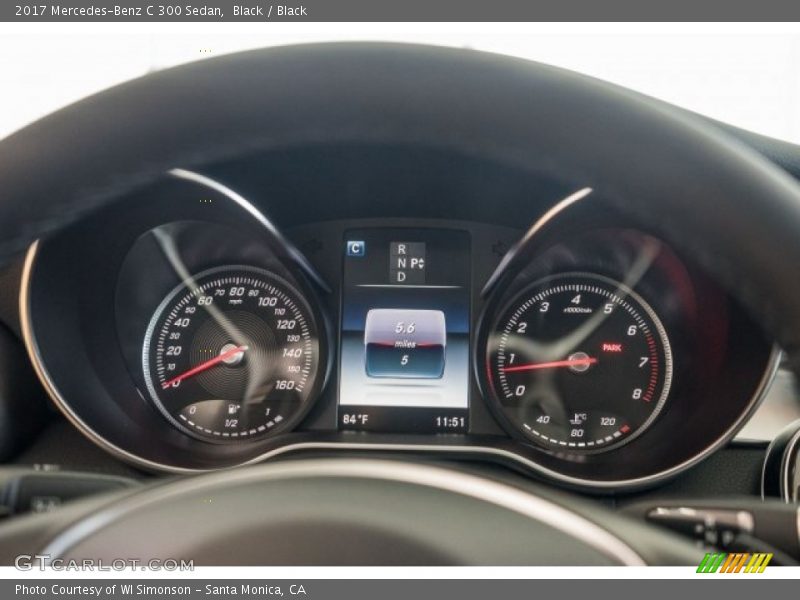 Black / Black 2017 Mercedes-Benz C 300 Sedan
