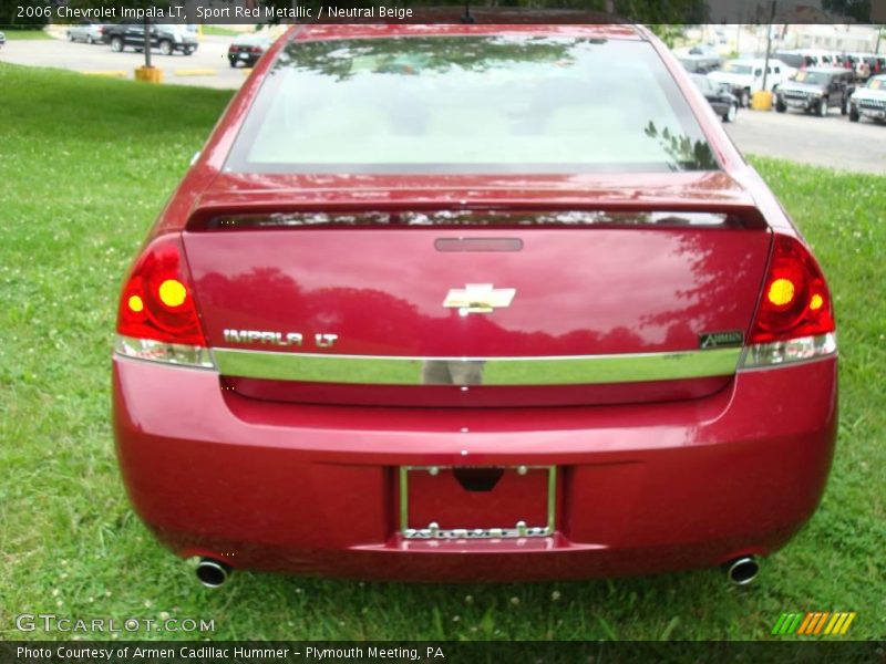 Sport Red Metallic / Neutral Beige 2006 Chevrolet Impala LT