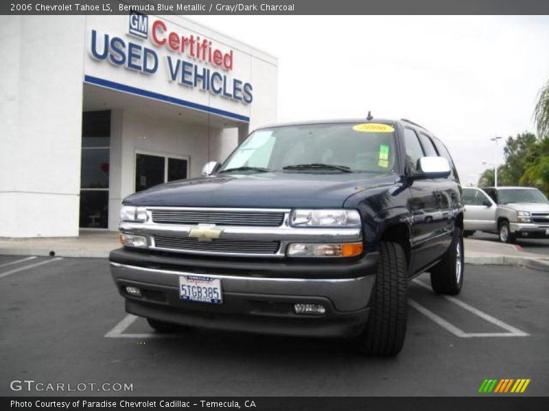 Bermuda Blue Metallic / Gray/Dark Charcoal 2006 Chevrolet Tahoe LS