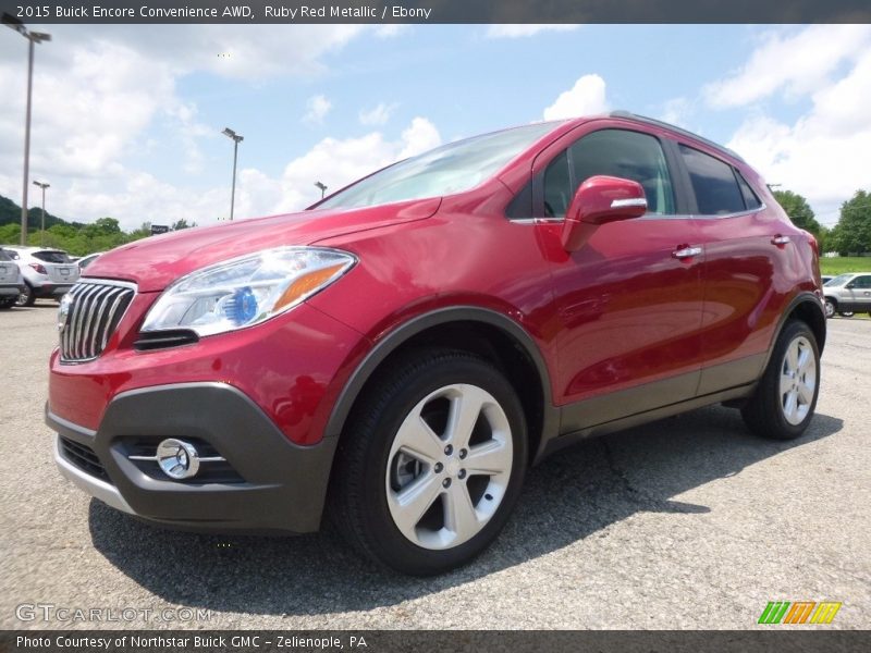 Ruby Red Metallic / Ebony 2015 Buick Encore Convenience AWD