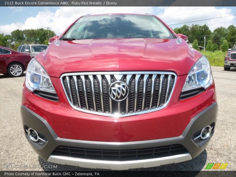 Ruby Red Metallic / Ebony 2015 Buick Encore Convenience AWD