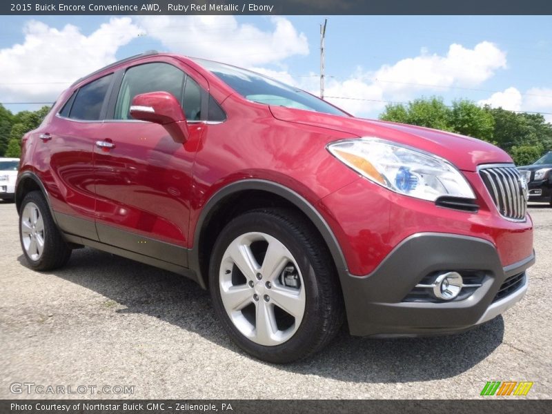 Ruby Red Metallic / Ebony 2015 Buick Encore Convenience AWD