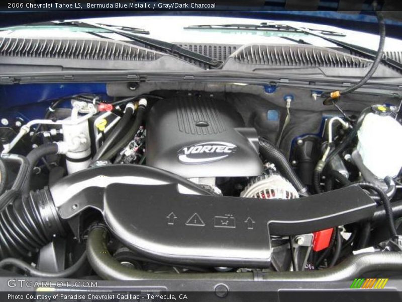 Bermuda Blue Metallic / Gray/Dark Charcoal 2006 Chevrolet Tahoe LS