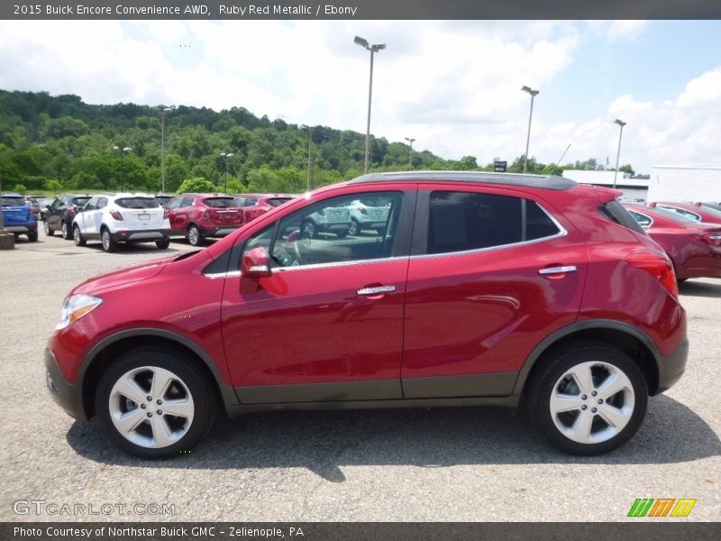 Ruby Red Metallic / Ebony 2015 Buick Encore Convenience AWD