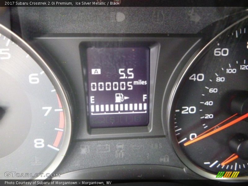 Ice Silver Metallic / Black 2017 Subaru Crosstrek 2.0i Premium
