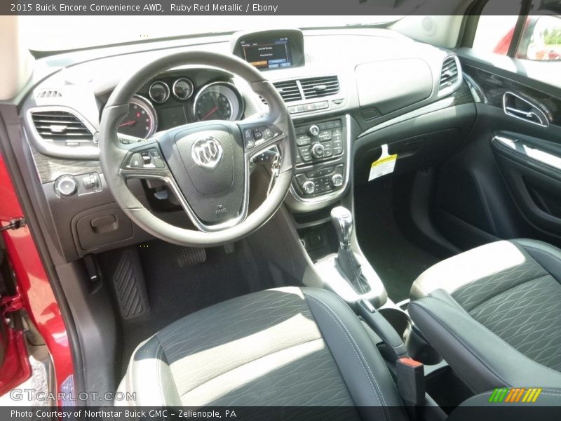 Ruby Red Metallic / Ebony 2015 Buick Encore Convenience AWD