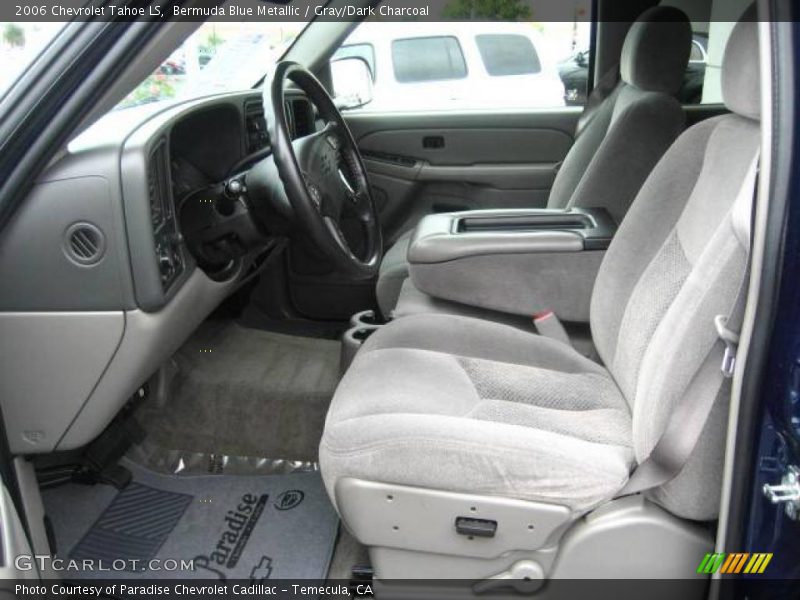 Bermuda Blue Metallic / Gray/Dark Charcoal 2006 Chevrolet Tahoe LS