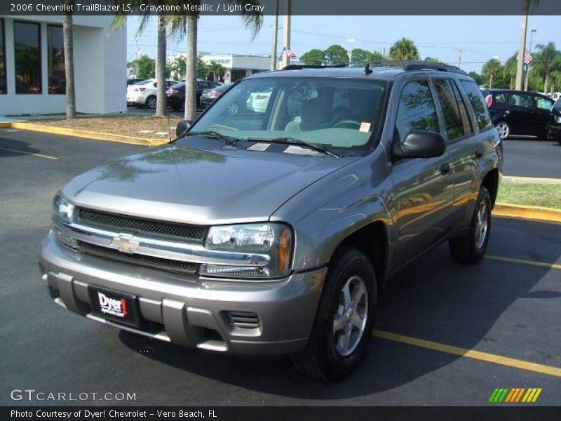 Graystone Metallic / Light Gray 2006 Chevrolet TrailBlazer LS