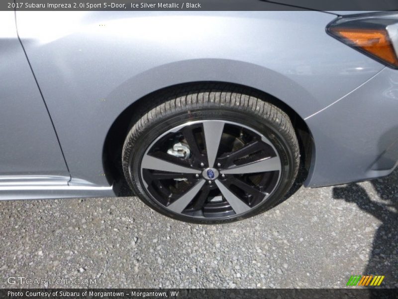 Ice Silver Metallic / Black 2017 Subaru Impreza 2.0i Sport 5-Door
