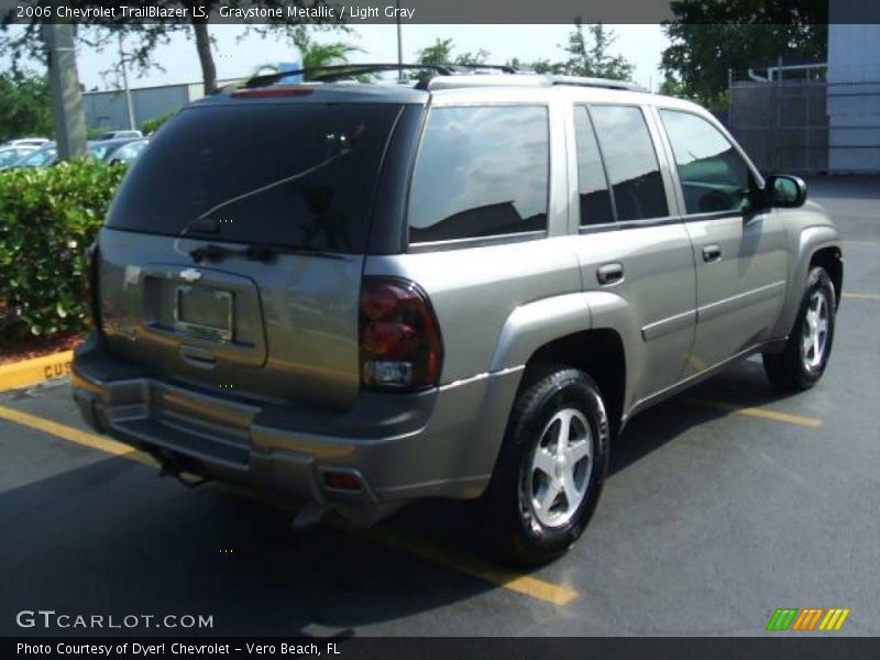 Graystone Metallic / Light Gray 2006 Chevrolet TrailBlazer LS