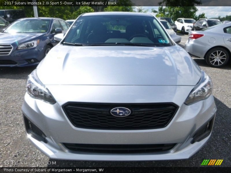 Ice Silver Metallic / Black 2017 Subaru Impreza 2.0i Sport 5-Door