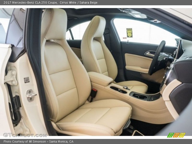 Cirrus White / Sahara Beige 2017 Mercedes-Benz CLA 250 Coupe
