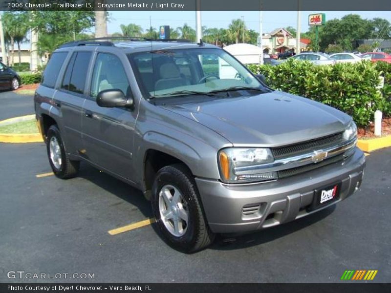 Graystone Metallic / Light Gray 2006 Chevrolet TrailBlazer LS
