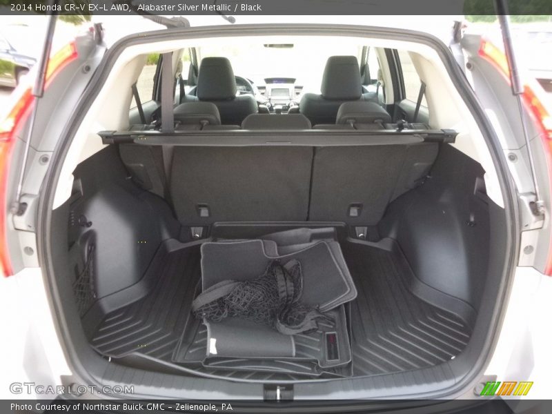 Alabaster Silver Metallic / Black 2014 Honda CR-V EX-L AWD