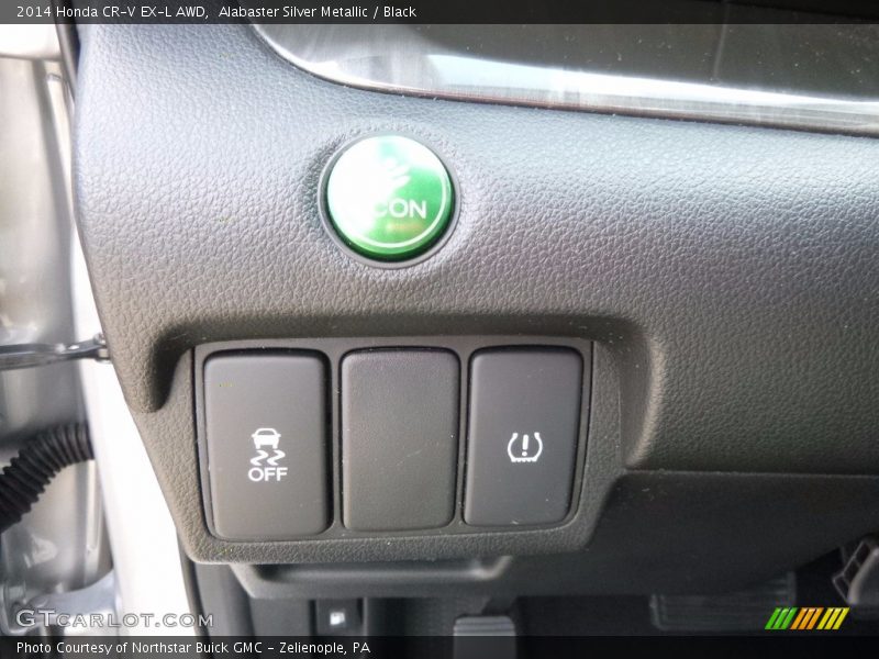 Alabaster Silver Metallic / Black 2014 Honda CR-V EX-L AWD