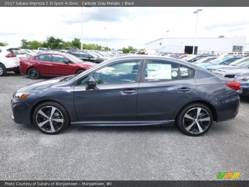 Carbide Gray Metallic / Black 2017 Subaru Impreza 2.0i Sport 4-Door
