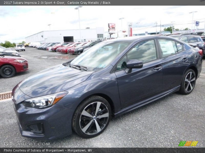 Carbide Gray Metallic / Black 2017 Subaru Impreza 2.0i Sport 4-Door