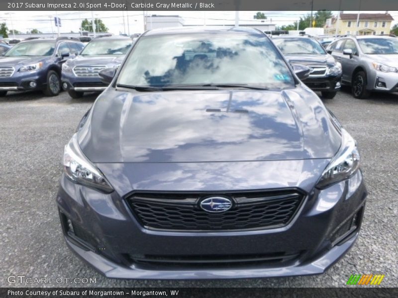 Carbide Gray Metallic / Black 2017 Subaru Impreza 2.0i Sport 4-Door