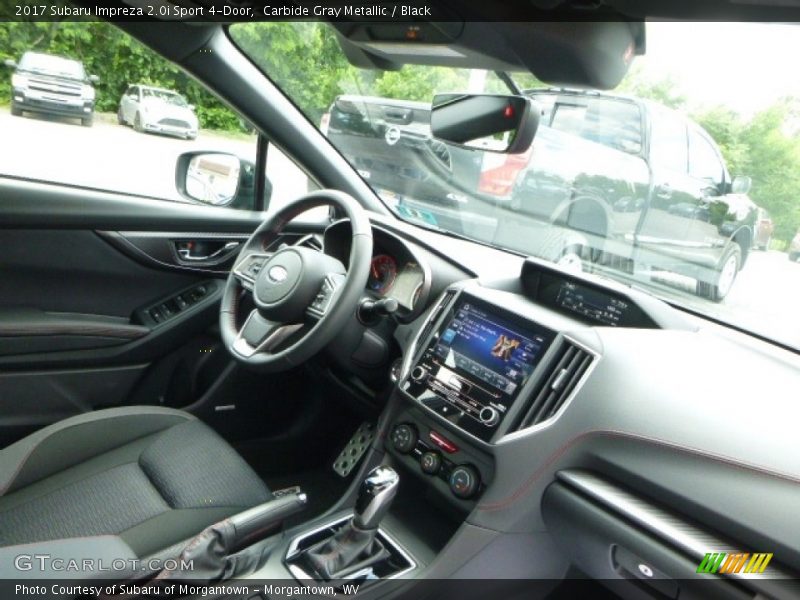 Carbide Gray Metallic / Black 2017 Subaru Impreza 2.0i Sport 4-Door