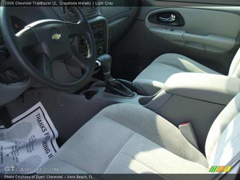 Graystone Metallic / Light Gray 2006 Chevrolet TrailBlazer LS