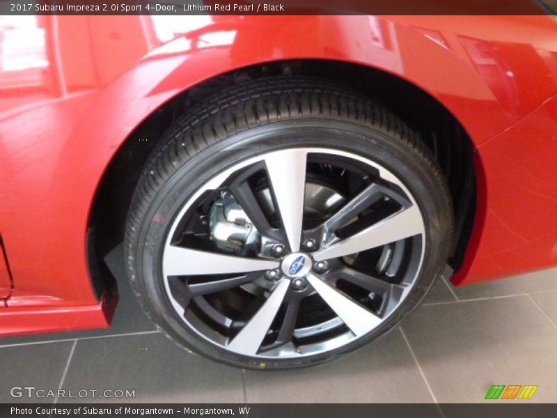 Lithium Red Pearl / Black 2017 Subaru Impreza 2.0i Sport 4-Door