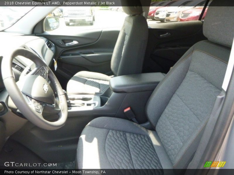 Pepperdust Metallic / Jet Black 2018 Chevrolet Equinox LT AWD