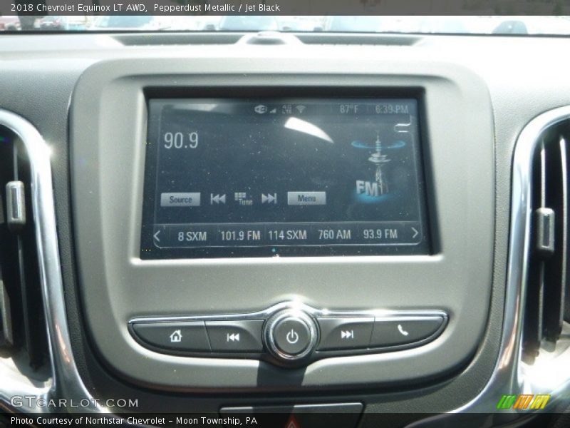 Pepperdust Metallic / Jet Black 2018 Chevrolet Equinox LT AWD