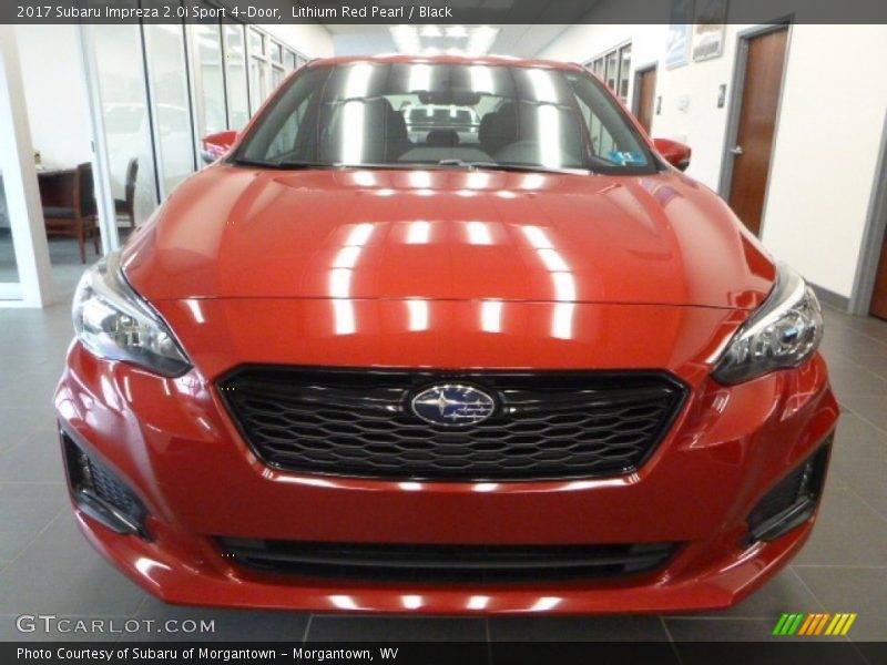 Lithium Red Pearl / Black 2017 Subaru Impreza 2.0i Sport 4-Door