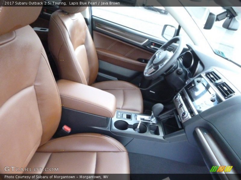 Lapis Blue Pearl / Java Brown 2017 Subaru Outback 2.5i Touring