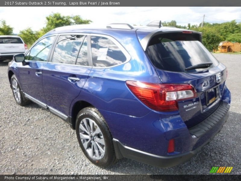 Lapis Blue Pearl / Java Brown 2017 Subaru Outback 2.5i Touring