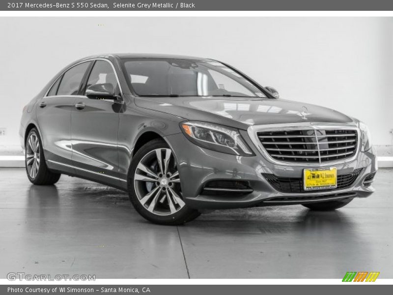 Selenite Grey Metallic / Black 2017 Mercedes-Benz S 550 Sedan