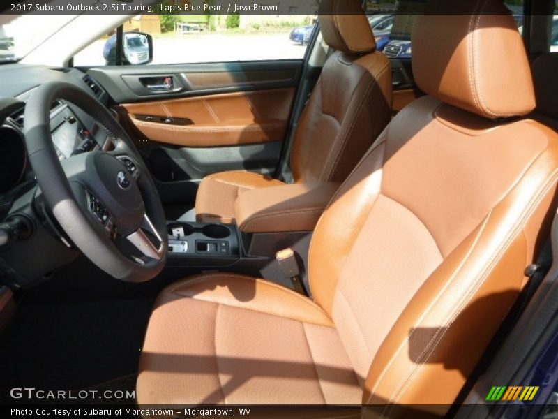 Lapis Blue Pearl / Java Brown 2017 Subaru Outback 2.5i Touring