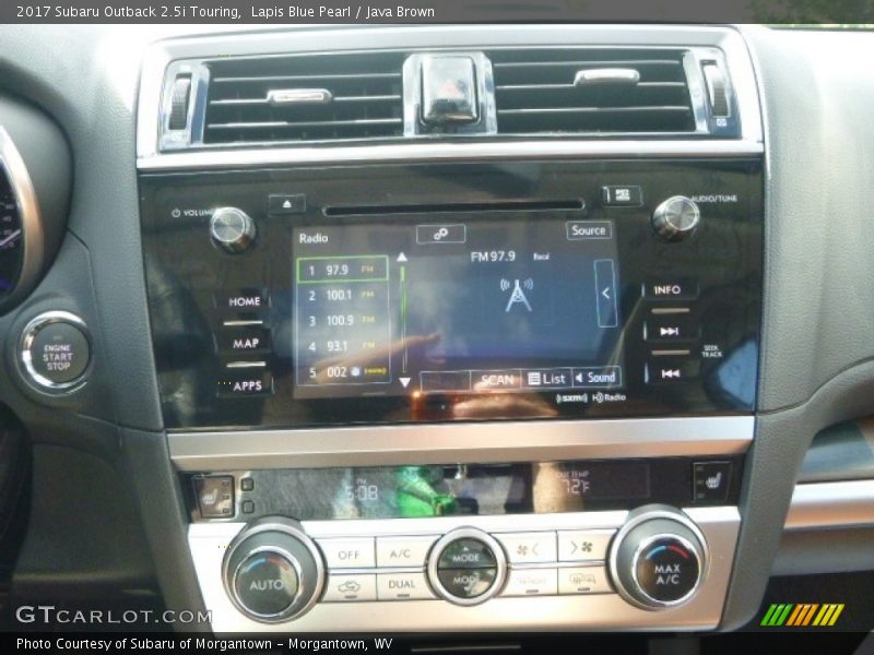 Lapis Blue Pearl / Java Brown 2017 Subaru Outback 2.5i Touring
