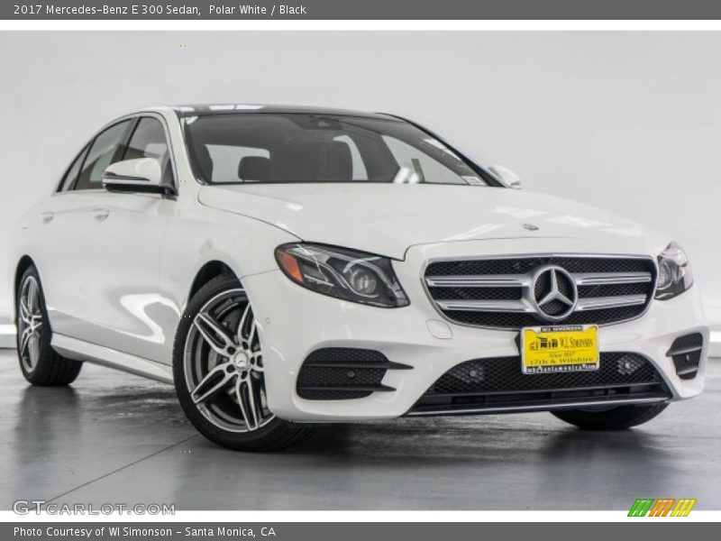 Polar White / Black 2017 Mercedes-Benz E 300 Sedan