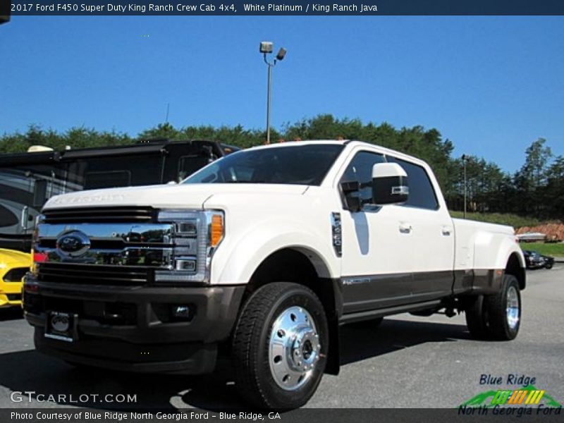 White Platinum / King Ranch Java 2017 Ford F450 Super Duty King Ranch Crew Cab 4x4