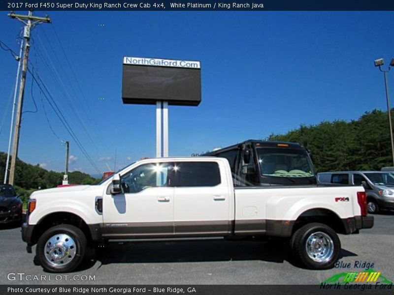White Platinum / King Ranch Java 2017 Ford F450 Super Duty King Ranch Crew Cab 4x4
