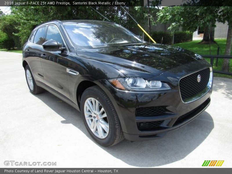 Santorini Black Metallic / Ebony 2018 Jaguar F-PACE 25t AWD Prestige
